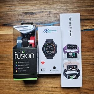 Fitness Activity Tracker Smart Watch Untested Bundle